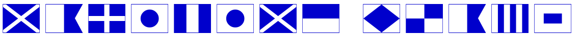 Maritime Flags шрифт